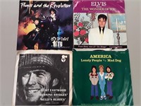 45s RECORDS  ELVIS PRINCE ETC LOT OF 4