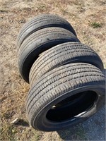 set of 4 Bidgestone tires 235-60R-18