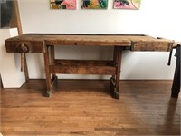 Early 1900's Workbench Table