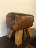 Small Leather Pommel Horse Bench