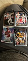 2024 Topps Stars of MLB Chrome Mike Trout 4 lot