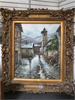 FRAMED OIL ON CANVAS SIGNED BY ARTIST MARTN