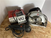 Porter Cable Saw, B&D Angle Grinder