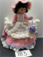 Handmade crocheted doll