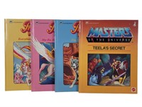 Four 1985 He-Man & She Ra Books