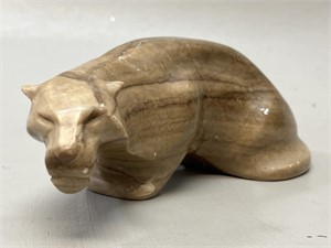 445 Soviet era lion Stone carving. Original tag