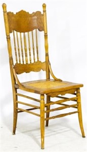 Oak Larkin Spindle Back Chair 43x18x18
