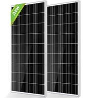ECO-WORTHY 2Pack 12V 100w solar panel, 200 Watt