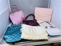 various purses & clutches