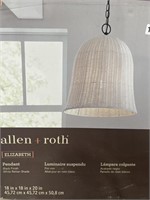 ALLEN AND ROTH PENDANT LIGHT RETAIL $139
