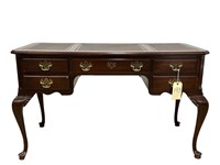 Davis Cabinet Co. Leather Top Desk