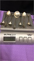 Lot of Seven Sterling Silver Spoons 116 grams
