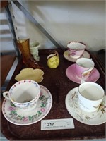 Vintage Cups & Saucers, Vases, etc.