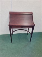BOMBAY DARK CHERRY SMALL ROLL TOP SECTRARY DESK
