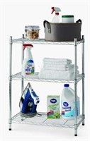 Hyper Tough 3-Shelf Metal Storage Rack, 23"x 13"x