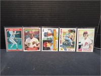 (5) Steve Carlton Baseball Trading Cards