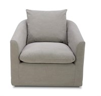 NIB 930 Menta Accent Chair grey convas