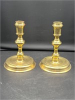 Vintage brass candleholders Japan