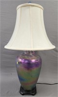 Studio Art Glass Table Lamp Signed