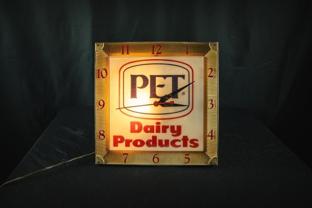 Pet Dairy Products Clock