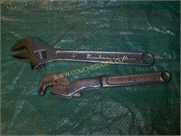 Wrenches-12" Adjustable & 10" Speed