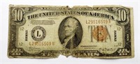 1934A $10 "HAWAII" FED RSV NOTE