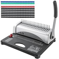 FLK Tech Comb Binding Machine 21-Holes 450 Sheets