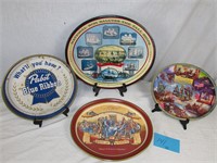 Pabst Blue Ribbon Beer Tray - Miller Beer Tray