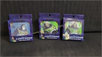 3) 4 Packs Disney Pixar Lightyear Coasters