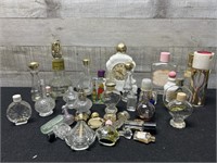 Large Lot Of Vintage Perfume Bottles