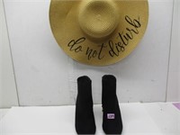 Ladies Boots and Hat