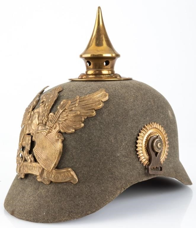 1915 Baden Ersatz Pickelhaube