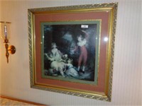 Large Framed Print  - Depicting Victorian Children