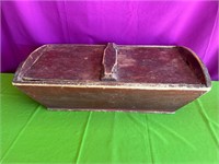 Antique Handmade Dough Box w Lid