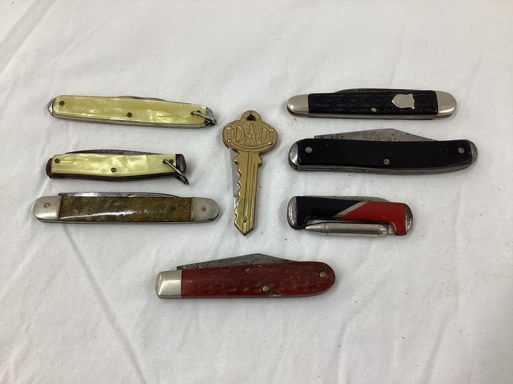 (8) Vintage Pocket Knives
