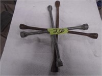 (2)  4-way lug wrenches