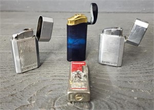 (4) Refillable Vintage Lighters
