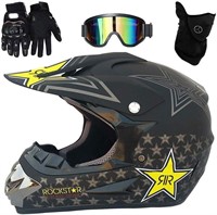 New $85  Motorbike Helmet(L-Black)