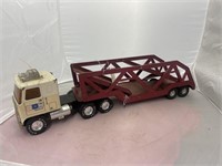 Ertl AC Delco Semi Truck w/Car Transport Trailer