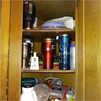 Kitchen Cupboard Lot - Mugs/To go cups