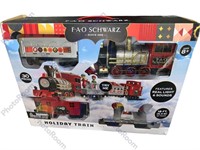 FAO Schwarz 30pc Holiday Train Motorized Track