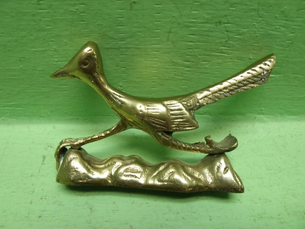 Solid Brass Roadrunner