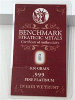 Benchmark Strategic Metals 0.05 Grain