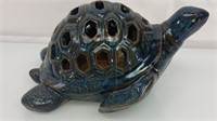 Ceramic turtle candle holder 8" includes candle