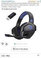 NUBWO G06 Dual Wireless Gaming Headset