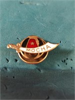 Antique Shriners Pin - MOCHA