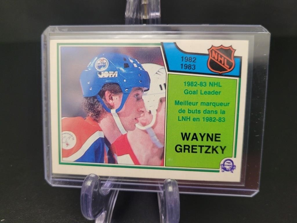 1983 O Pee Chee, Wayne Greztky card