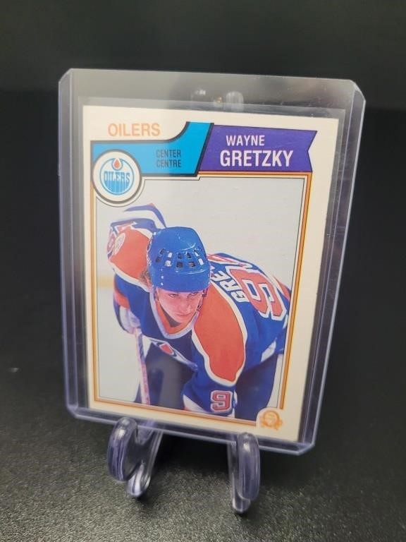 1983 O Pee Chee, Wayne Gretzky card