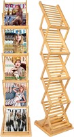 DuvinDD 5-Layer Bamboo Display Stand, 57 Tall