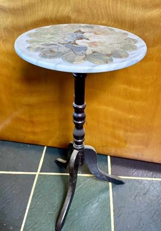 Marble Top Side Table